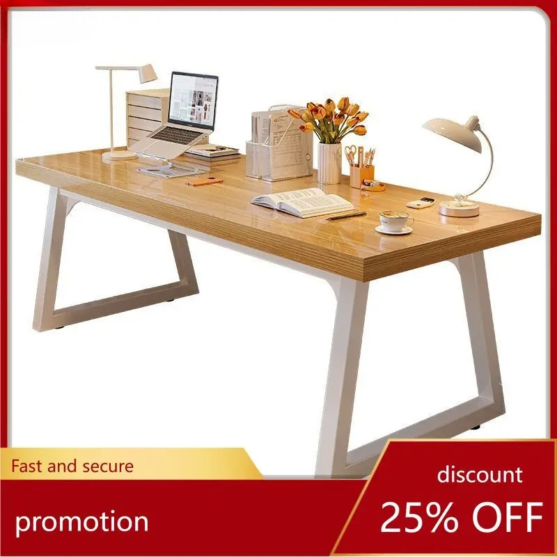 Woodworking Desk Chair - Dubbel groot bureau voor volwassenen, computerbureau