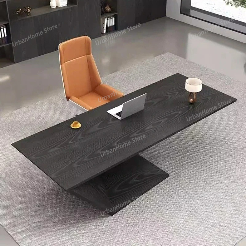 Woodworking Desk Chair - Werkende directiestoel Designer Asthetic Conferentie Kantoortafel