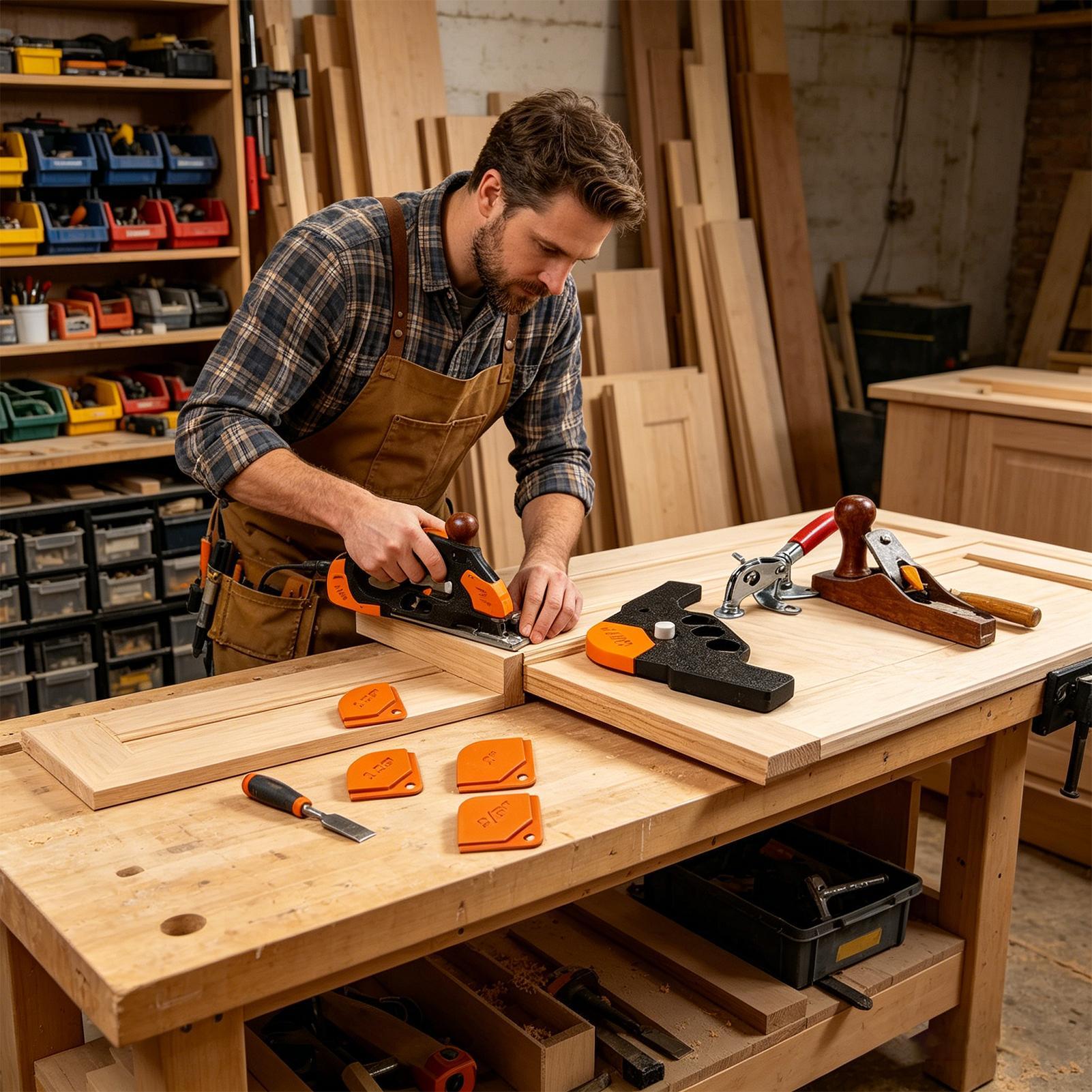 Woodworking Router Templates - Router Hoekradius-sjabloon 5 stuks Hoge hardheid