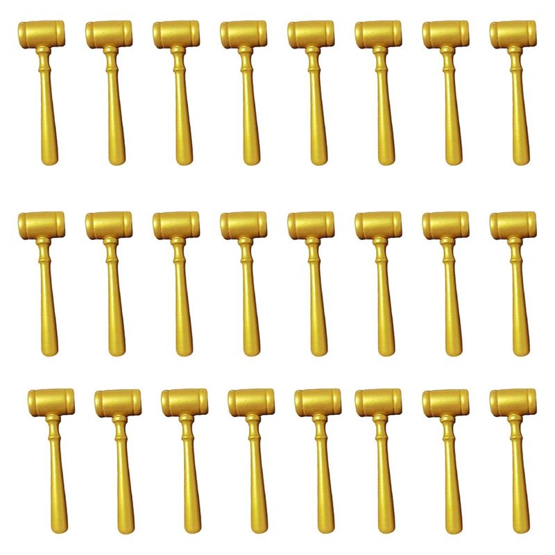 Woodworking Auctions - 24 stuks rechterhamer rekwisieten mini houten
