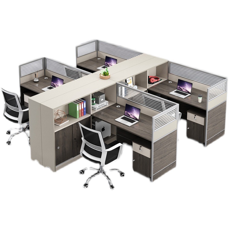 Woodworking Desk Chair - Bureau, bureaustoel en computercombinatie voor medewerkers