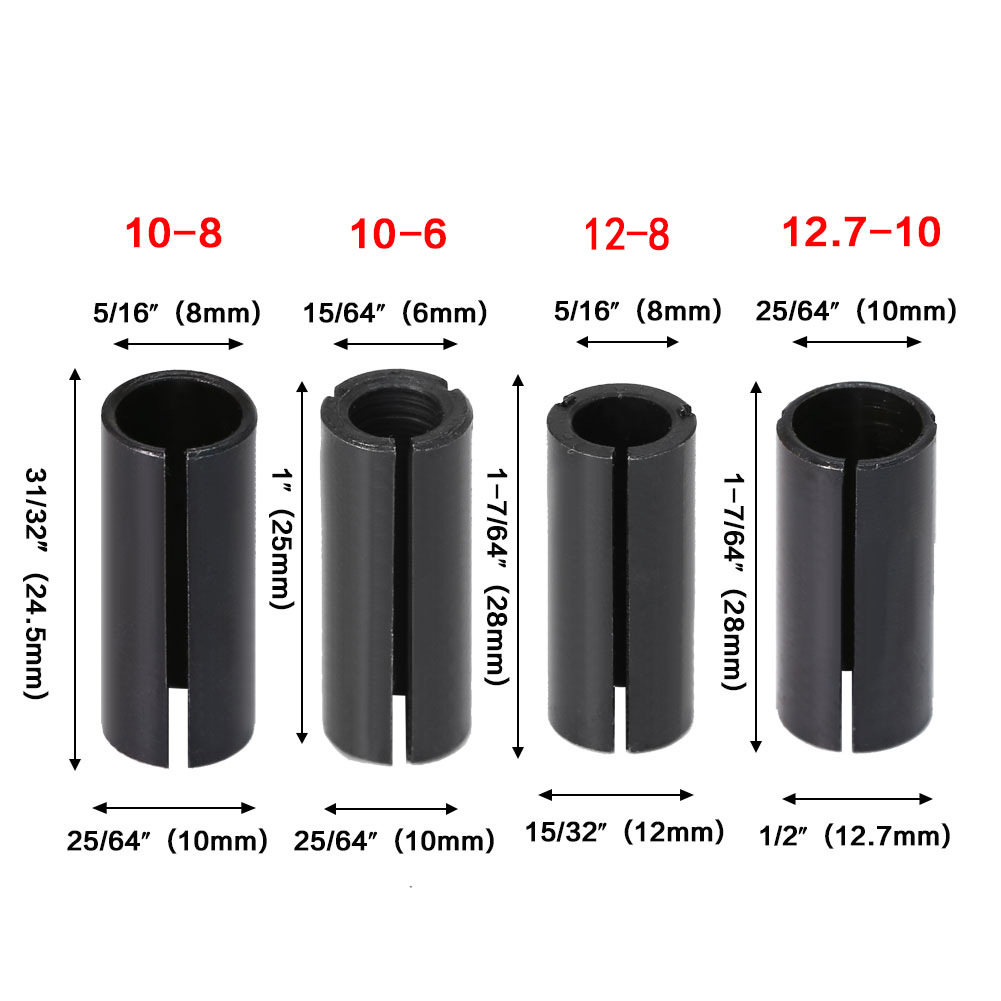 JGZUI Shank Reducer Collet Sle - Woodworking Router Templates recensie en prijs