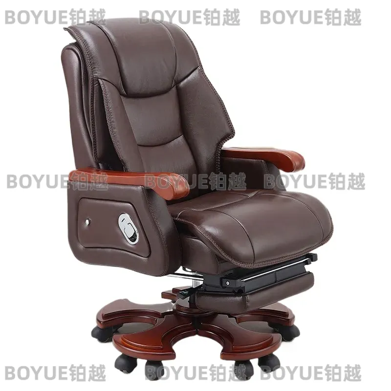 Luxe lederen bureaustoel, ergo - Woodworking Desk Chair recensie en prijs