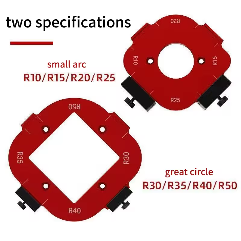 2 stuks aluminiumlegering radi - Woodworking Router Templates recensie en prijs