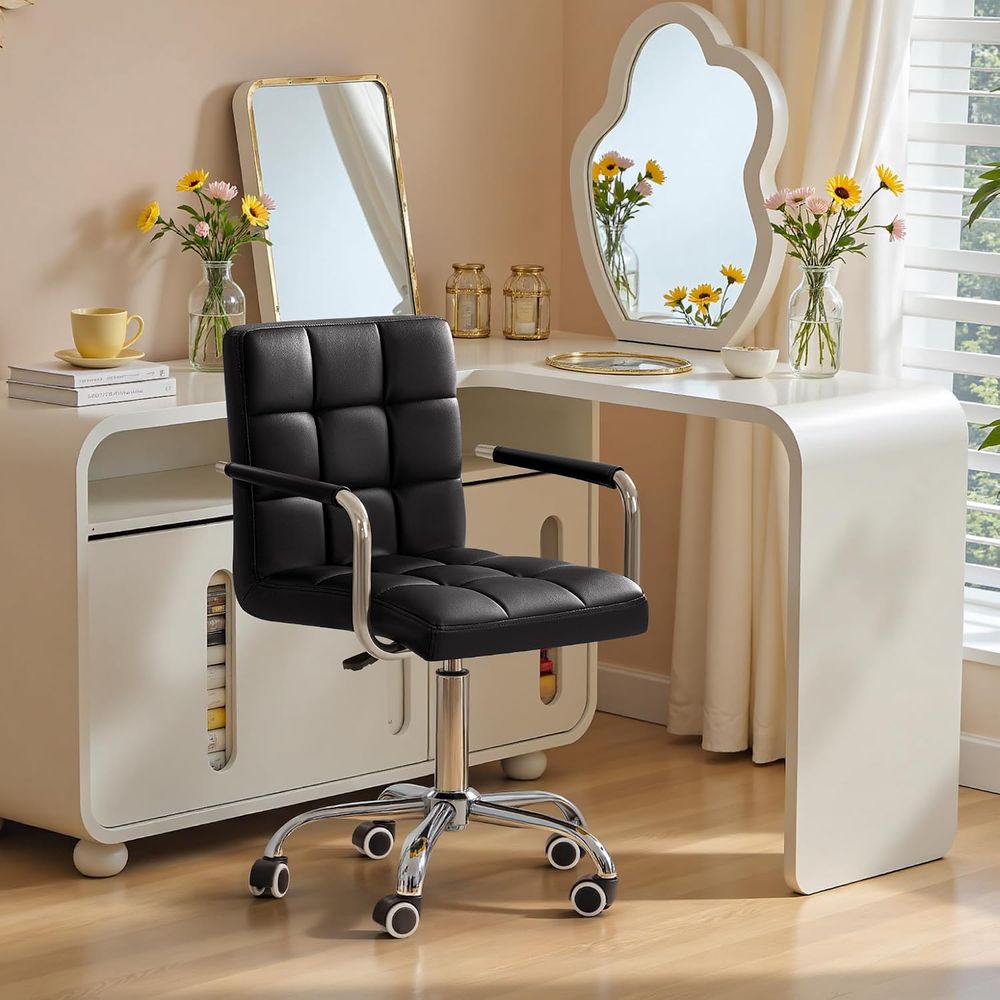 Gewatteerde draaibare bureaust - Woodworking Desk Chair recensie en prijs