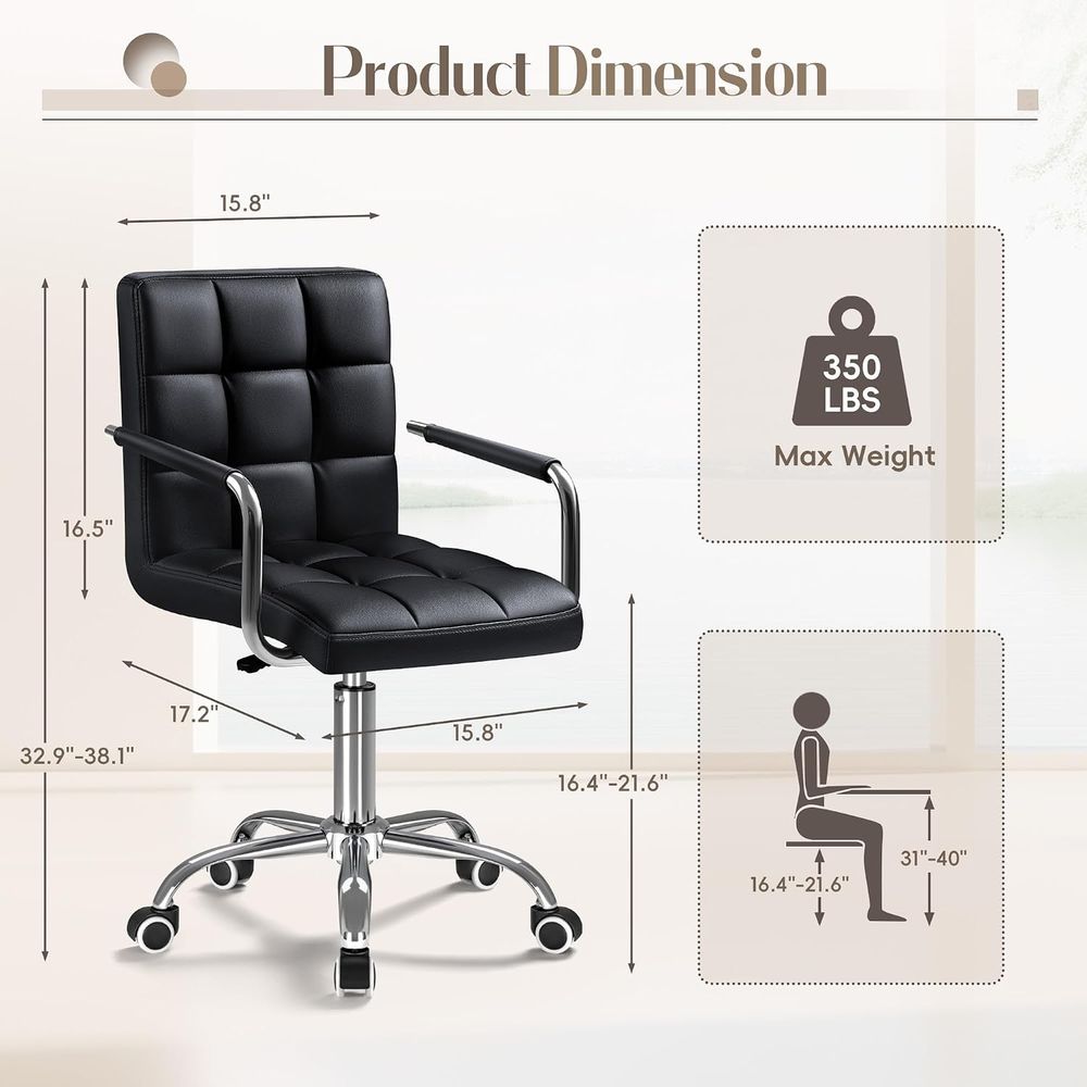 Gewatteerde draaibare bureaust - Woodworking Desk Chair recensie en prijs