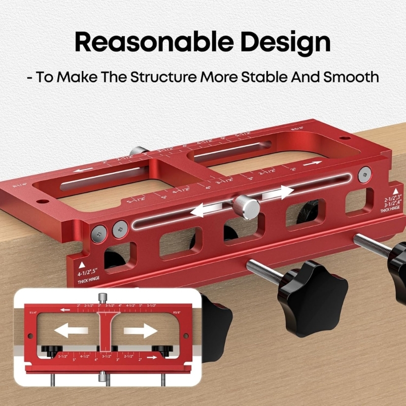 203F Deurscharniermallen Sjabl - Woodworking Router Templates recensie en prijs