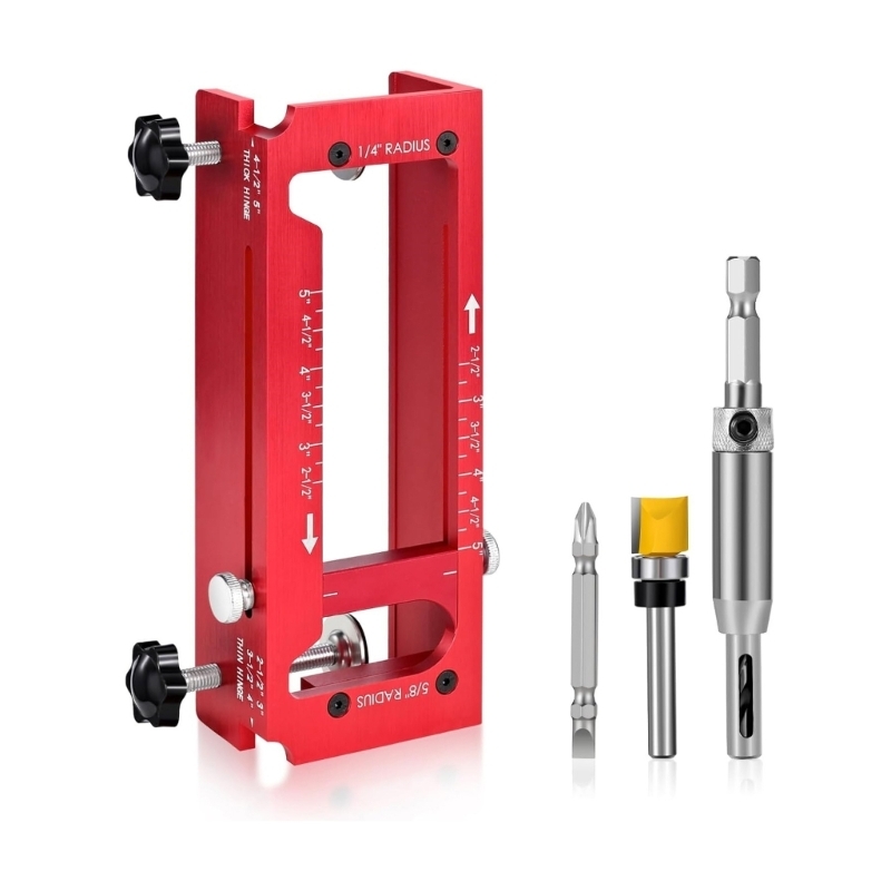 203F Deurscharniermallen Sjabl - Woodworking Router Templates recensie en prijs