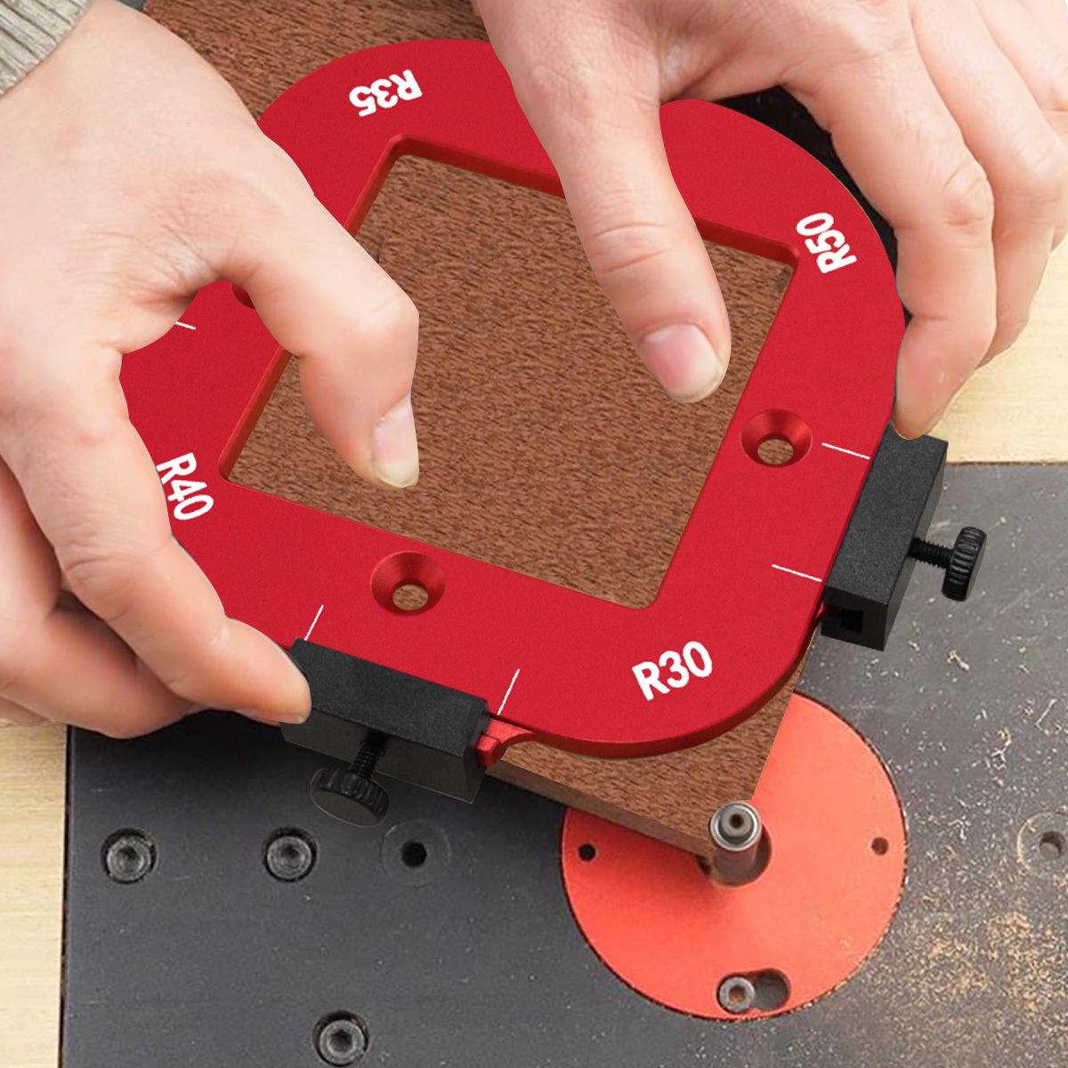 Houtbewerkingsrouter-hoekradiu - Woodworking Router Templates recensie en prijs
