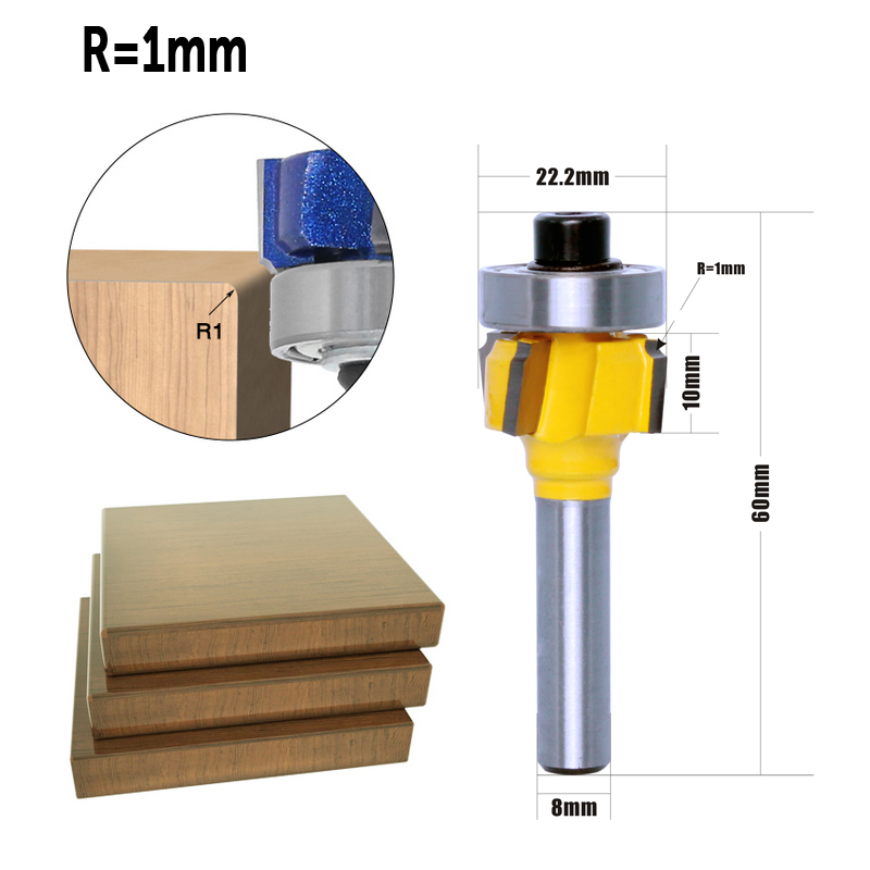 Chwjw 1 Pc 8 Mm Schacht Hoge K - Woodworking Edge Corner Planer recensie en prijs
