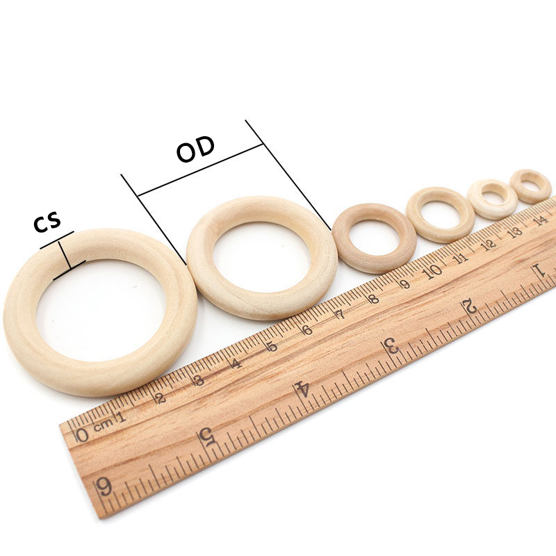 Blanco houten hoepels Ronde ho - Woodworking Xmas Decorations recensie en prijs