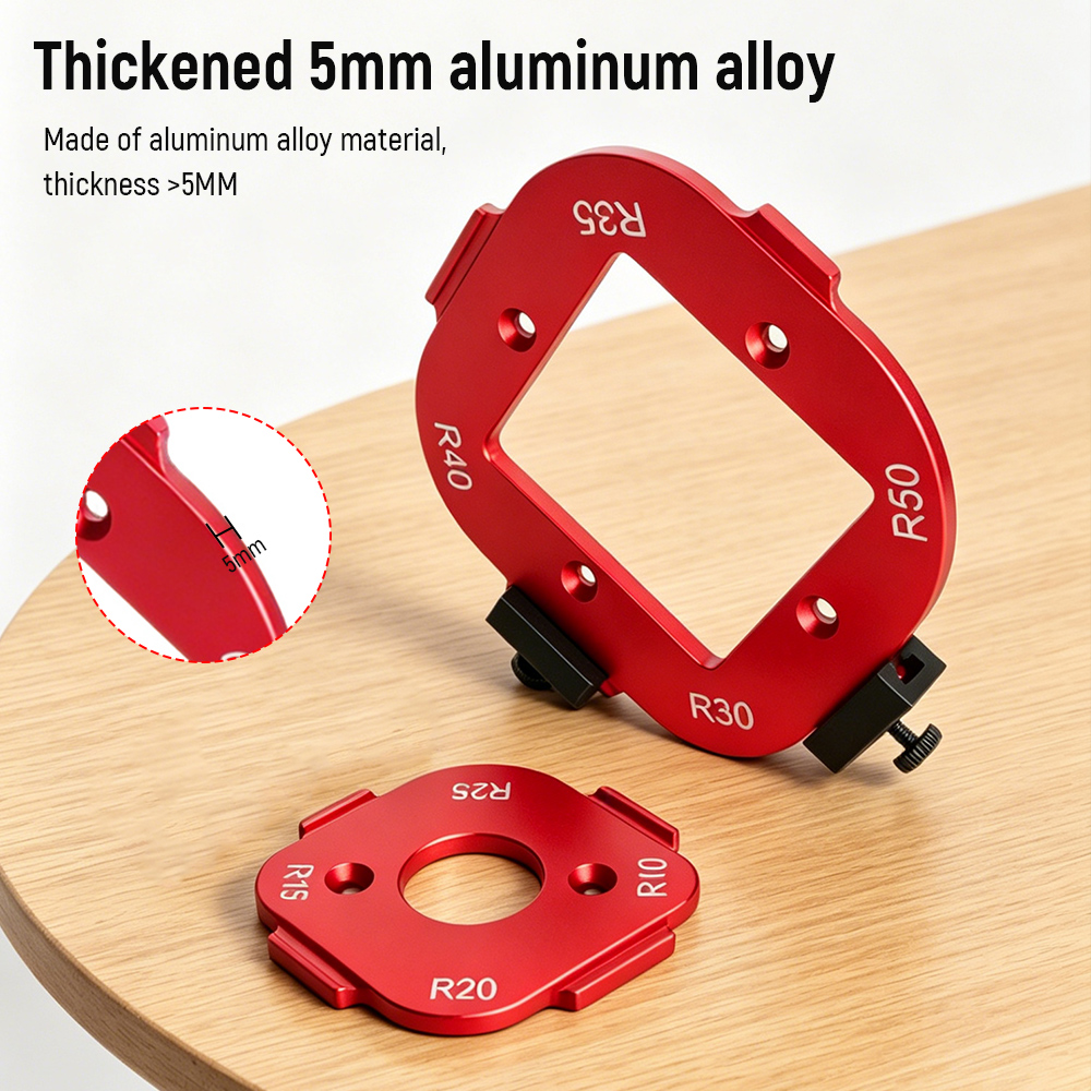 Aluminium Ronde Hoek Radius Sj - Woodworking Router Templates recensie en prijs